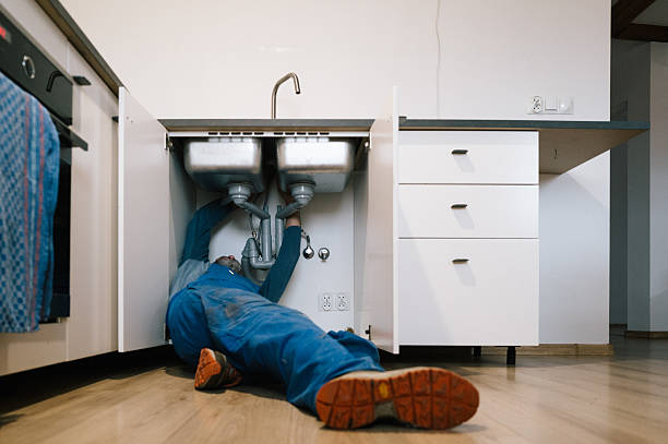 Professional Pipe Repair technician working in Newtonville, MA